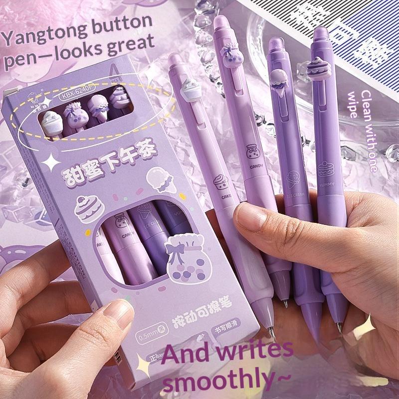 4/6Pcs Erasable Gel Pen Set, 0 - đánh giá và giá Retractable Eraser Pen Click