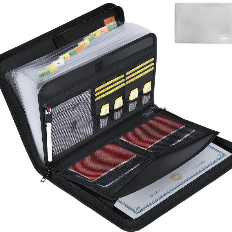 13 Pocket Expanding File Folde - đánh giá và giá Expandable Accordion File Folder 13 Pockets