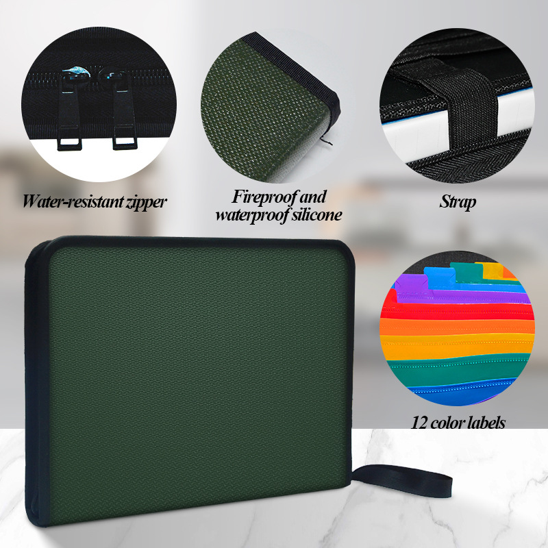 Heat Resistant Expanding File  - đánh giá và giá Expandable Accordion File Folder 13 Pockets