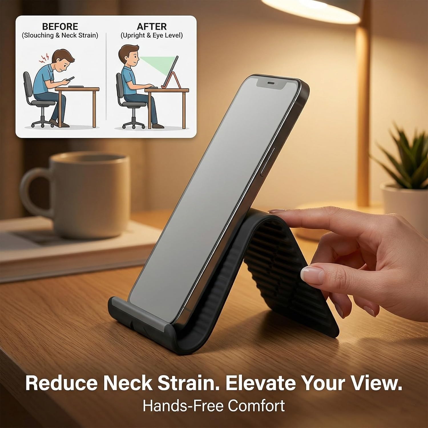 Lazy Portable Phone Stand Sili - đánh giá và giá Desk Accessories