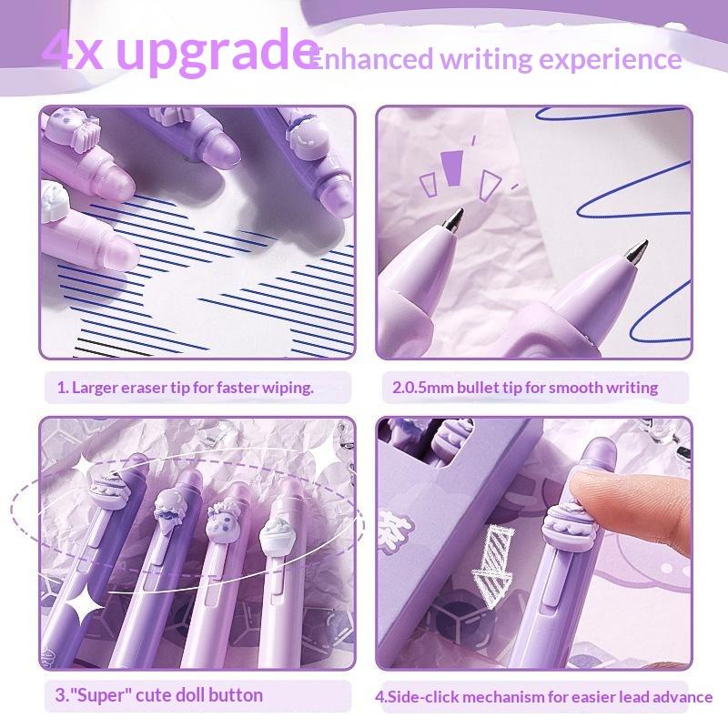 4/6Pcs Erasable Gel Pen Set, 0 - đánh giá và giá Retractable Eraser Pen Click