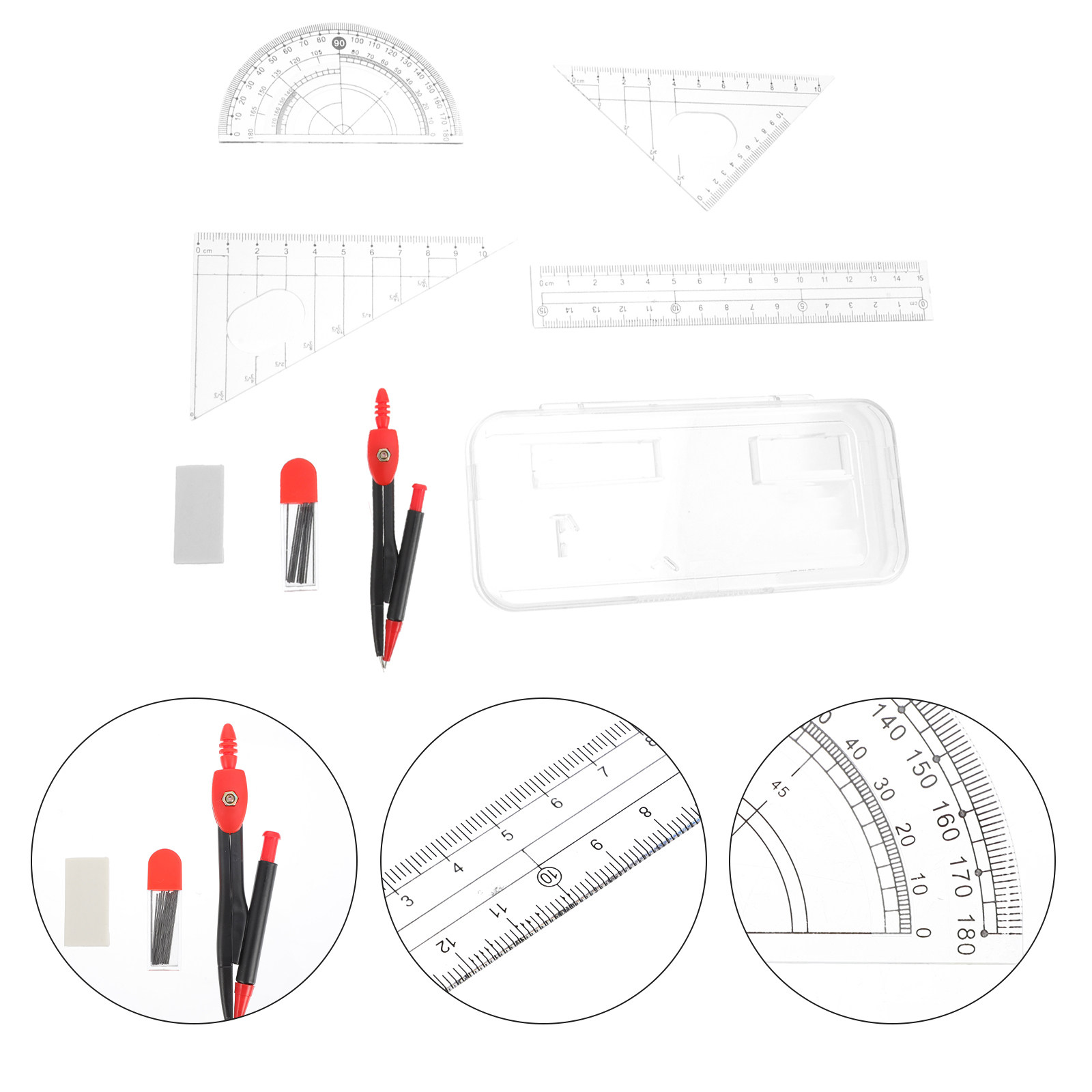 1Set Professional Metal Compas - đánh giá và giá Math Geometry Set With Compass